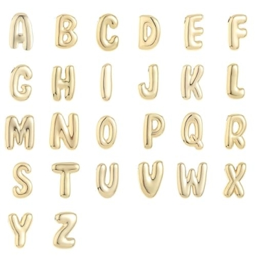 Gold Plated Personalized Initial Necklace N