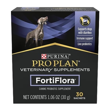 Purina Pro Plan Veterinary Supplements FortiFlora Dog Probiotic Supplement, Canine Nutritional Suppl...