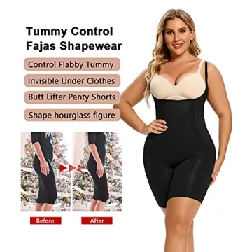 SHAPERX Women's Tummy Control Bodysuit for All Occasions