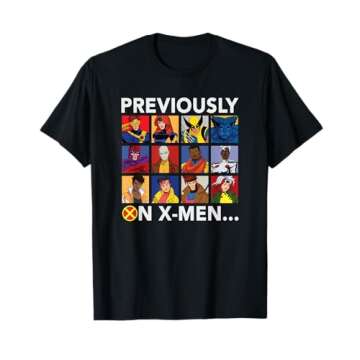 Marvel Studios X-Men ’97 Team Previously on X-Men T-Shirt for All Sizes