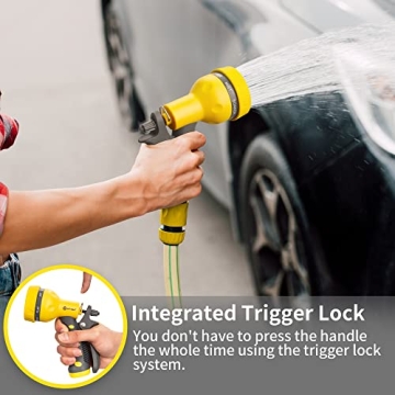 AUTOMAN Garden Hose Nozzle with 7 Adjustable Patterns