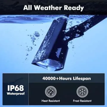 Aloftsun Solar Motion Sensor Outdoor Lights - 2 Pack