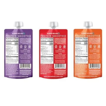 Designer Wellness Protein Smoothies - 12g Protein, Low Carb