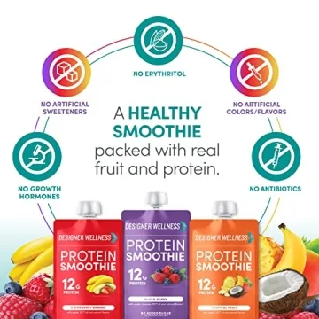 Designer Wellness Protein Smoothies - 12g Protein, Low Carb