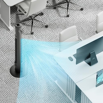 Mollie Quiet Tower Fan Adjustable Speed for Home