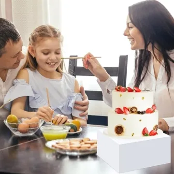 Leinuosen Buffet Risers Set 6-12" Acrylic Display Boxes