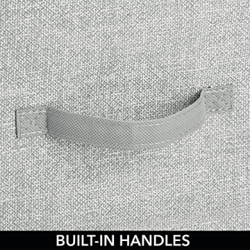 Stylish mDesign Narrow Dresser Storage Tower with 4 Drawers