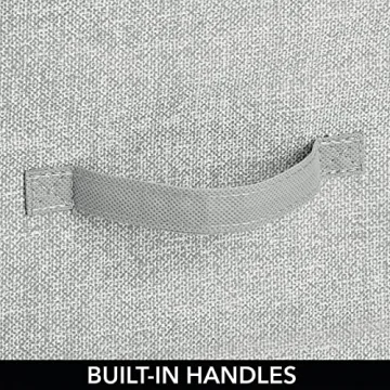 Stylish mDesign Narrow Dresser Storage Tower with 4 Drawers