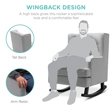 Best Choice Rocking Accent Chair for Nursery and Living Room