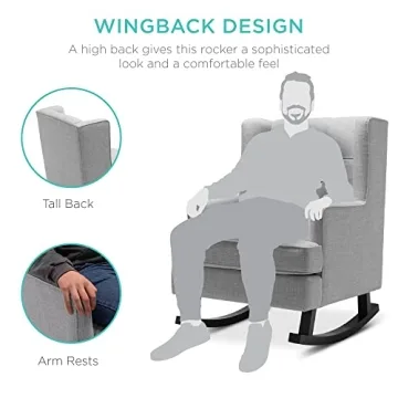 Best Choice Rocking Accent Chair for Nursery and Living Room