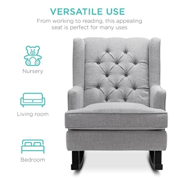 Best Choice Rocking Accent Chair for Nursery and Living Room