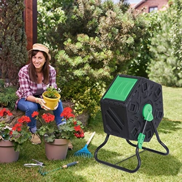 Durable Nouva Compost Bin for Efficient Organic Waste Recycling
