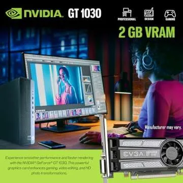 Dell OptiPlex 7080 Desktop PC Bundle, Intel i7-10700, 32GB RAM, 1TB SSD NVMe, NVIDIA GeForce GT 1030 2GB, WiFi, Bluetooth, Wireless Keyboard & Mouse, Windows 11 Pro Desktop Computer (Renewed)