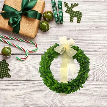 Stylish LMflorals Boxwood Wreath 3 Pack for Decor