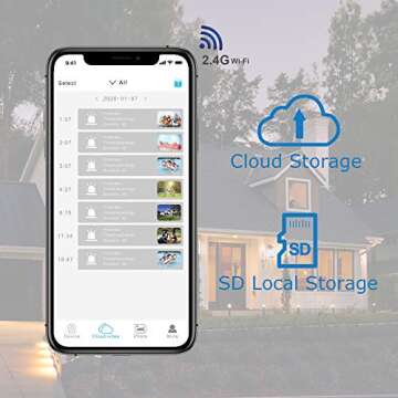 SOLIOM Wireless Rechargeable Battery Powered Solar Outdoor Security Camera Home Surveillance WiFi Camera with Spotlight Color Night Vision,Motion Activated,2-Way Audio and IP66 Waterproof S100