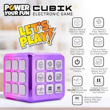 Exciting Cubik LED Memory Game for Kids - Fun & Interactive