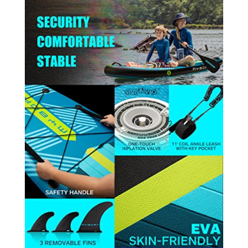 MYBOAT Inflatable Paddle Board for All Skill Levels