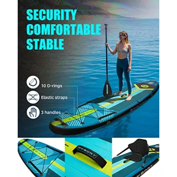 MYBOAT Inflatable Paddle Board for All Skill Levels