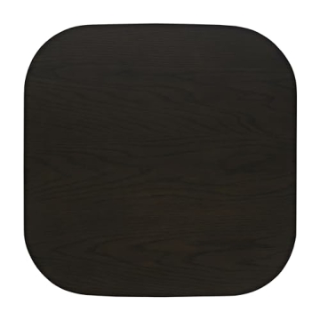 Jofran Brix Floating Sculpture End Table in Espresso