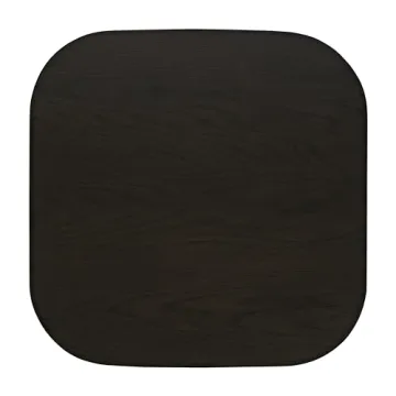 Jofran Brix Floating Sculpture End Table in Espresso