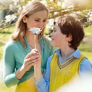 Forever Rose 24k Gold Dipped Gift for Her - Lasts Forever