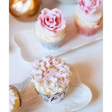 Baker's Choice Edible Pearls - Dairy Free Metallic Sprinkles