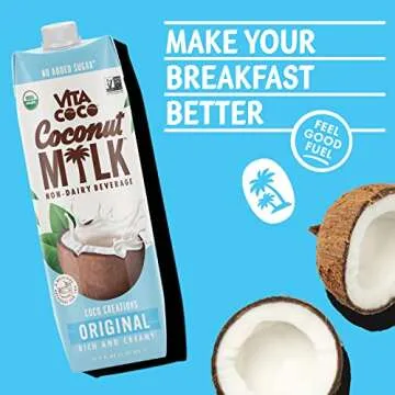 Vita Coco Organic Coconut Milk, Dairy Free & Plant Based