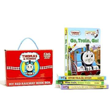 Thomas and Friends: My Red Railway Book Box (Bright & Early Board Books)