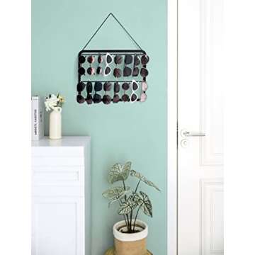 Mkono Sunglasses Organizer Hanging Glasses Storage Holder for Wall and Door Metal 2 Tier Eyeglasses ...