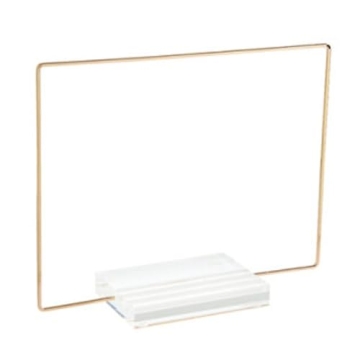 Stylish russell+hazel Memo Display with Gold-Toned Frame