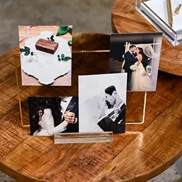 Stylish russell+hazel Memo Display with Gold-Toned Frame