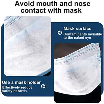 3D Mask Bracket for Comfort and Clarity - 10 Pack