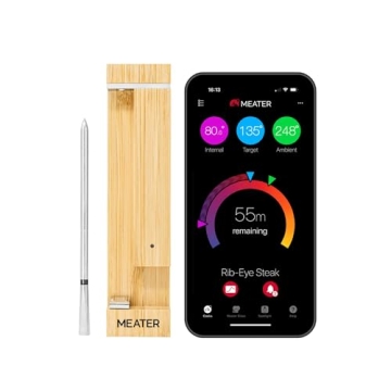 MEATER Pro Wireless Meat Thermometer with App & Recipes
