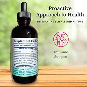 BioPure Viressence Herbal Tincture – Dynamic Blend of 9 Potent Botanical Extracts to Synergistical...