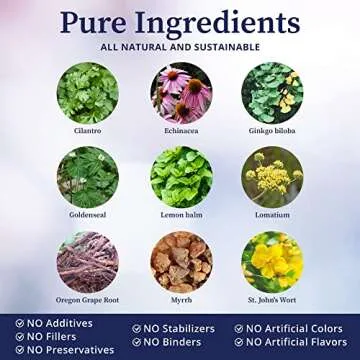 BioPure Viressence Herbal Tincture – Dynamic Blend of 9 Potent Botanical Extracts to Synergistically Support The Body’s Natural Defenses, Immune Function, Gut Health, & Overall Wellness – 4 fl oz