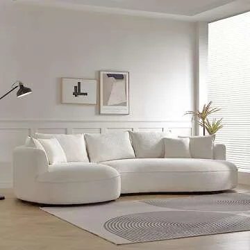 Stylish WILLIAMSPACE Curved Sofa for Modern Living Rooms