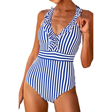 CUPSHE Ruffled One Piece Swimsuit for Women
