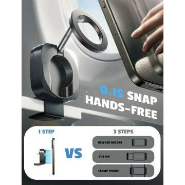 LISEN Airplane Phone Holder - MagSafe Travel Essentials for iPhone 15