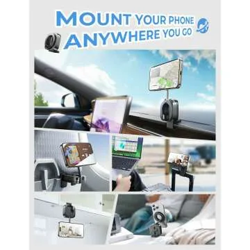LISEN Airplane Phone Holder - MagSafe Travel Essentials for iPhone 15