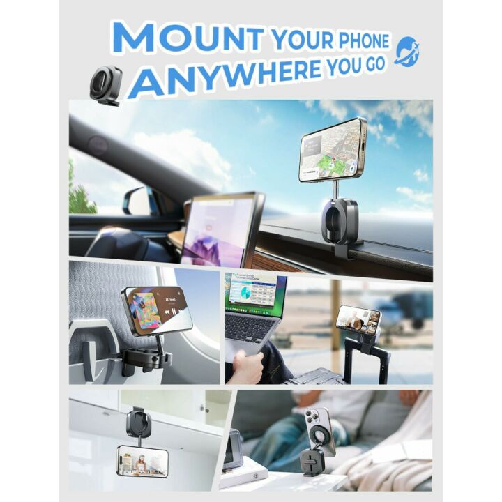 LISEN Airplane Phone Holder - MagSafe Travel Essentials for iPhone 15