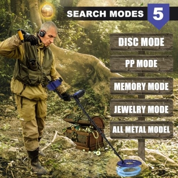 PalliPartners Waterproof Metal Detector for Adults and Kids