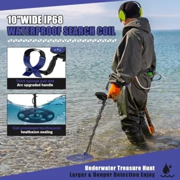 PalliPartners Waterproof Metal Detector for Adults and Kids