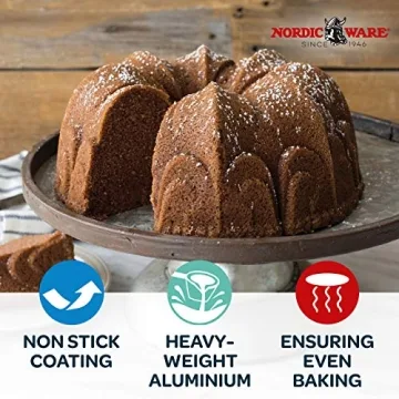 Nordic Ware Fleur De Lis Bundt Pan for Perfect Cakes