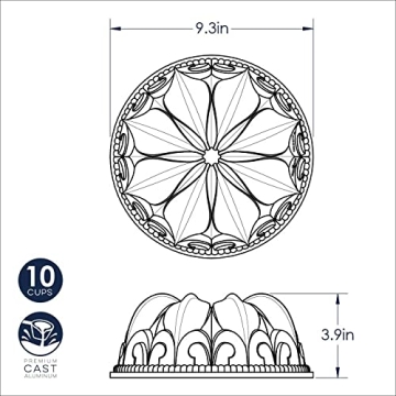 Nordic Ware Fleur De Lis Bundt Pan for Perfect Cakes