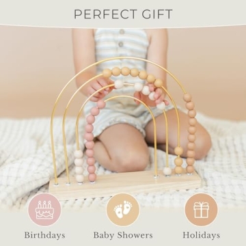 Brooklyn Boho Rainbow Abacus Educational Toy For Kids