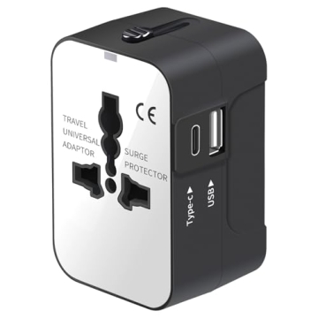 All-in-One Universal Worldwide Charger Adapter with USB Ports