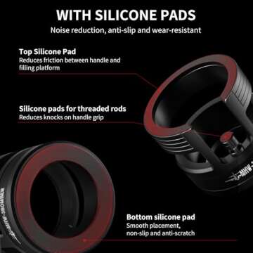 MHW-3BOMBER Espresso Tamping Station 58MM Features