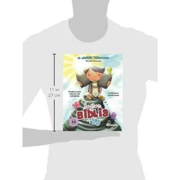 Antiguo Testamento Cuaderno para colorear y de actividades - Bilingüe: Old Testament Coloring and Activity Book - Spanish and English (Big Bible, Little Me) (Spanish Edition)