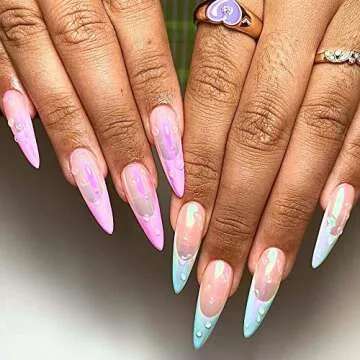 Soft Gel Nail Tips Long Stiletto, 600 PCS for Nails