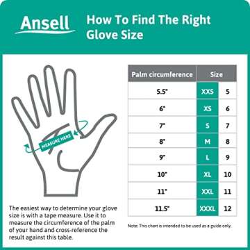 Ansell Microflex Diamond Grip Disposable Latex Gloves